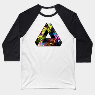 street art triangle. Baseball T-Shirt